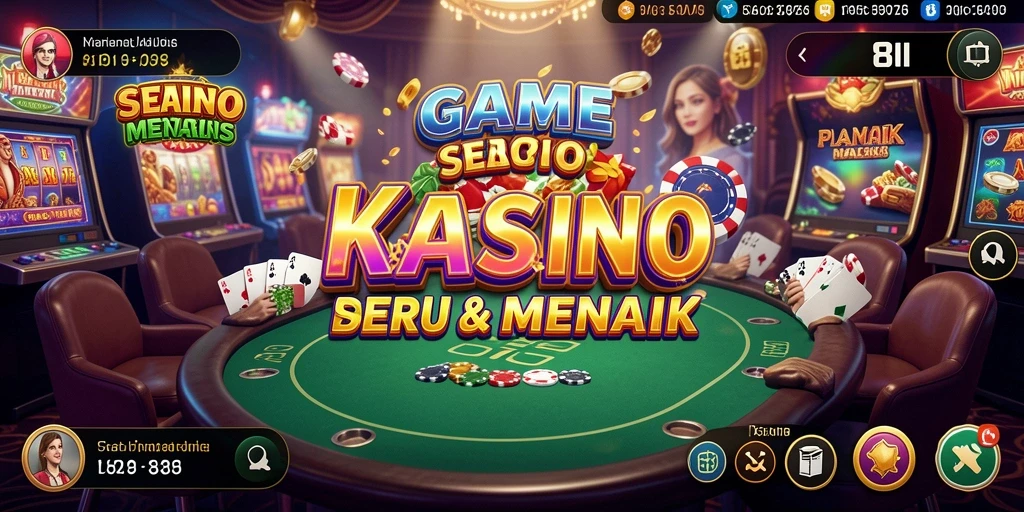 Tampilan gameplay Kasino 8II yang seru dan menarik.