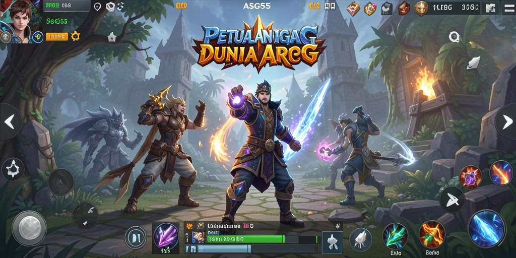 Gameplay ARPG yang seru dan menantang di ASG55.