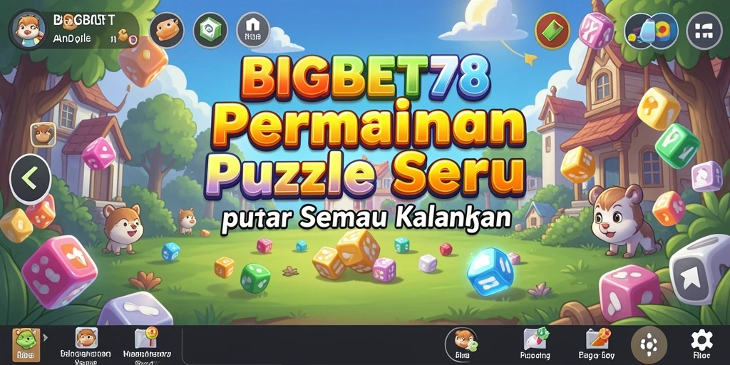 Tangkapan layar gameplay BIGBET78 menampilkan puzzle yang menarik dan berwarna-warni.