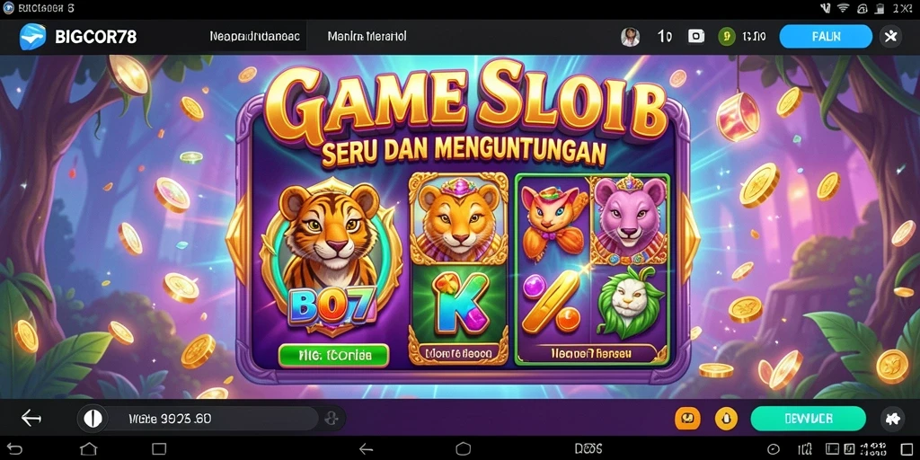 Tampilan menarik dari gameplay Slot BIGCOR78 dengan fitur bonus.