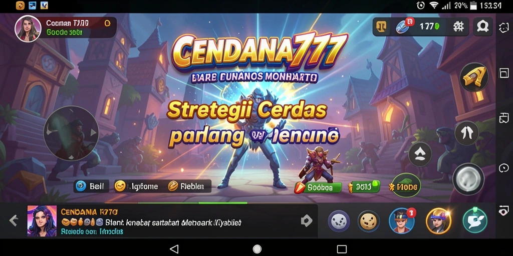 Tampilan grafis gameplay CENDANA777 yang menampilkan strategi mendebarkan.