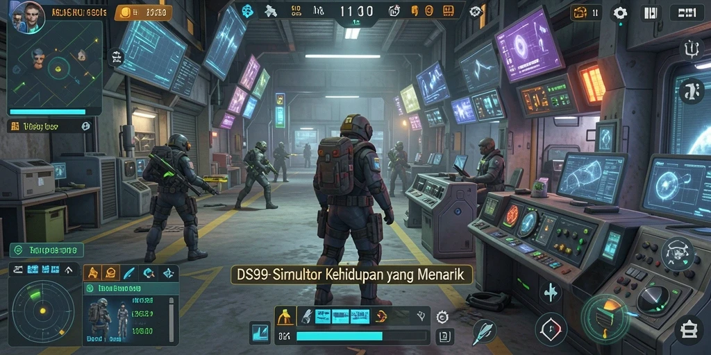 Gameplay DS99 menampilkan karakter dan lingkungan yang sangat menarik.