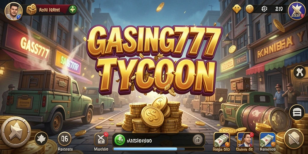 Tampilan gameplay seru dalam <strong>GASING777</strong> dengan elemen Tycoon yang menarik.