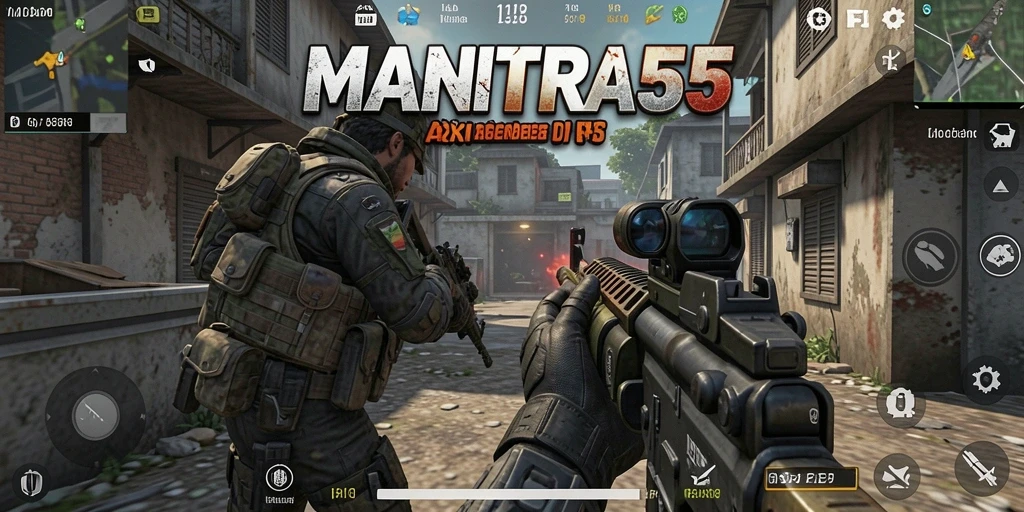 Tampilkan aksi seru dalam gameplay MANTRA55 yang mendebarkan.