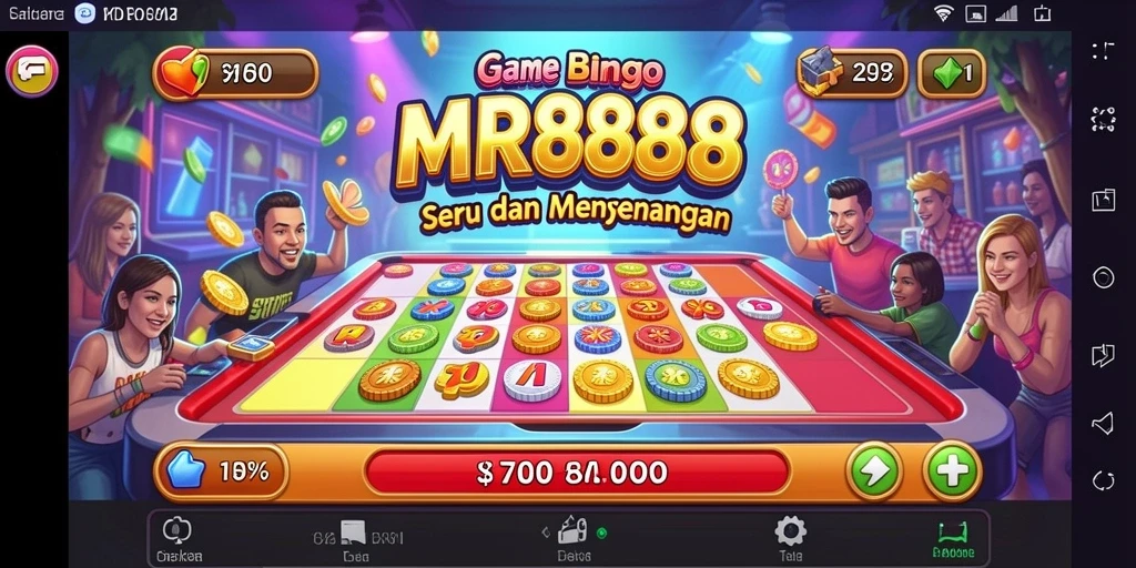 Tampilan gameplay seru dan menarik di MR888 yang membuat Bingo semakin menyenangkan.