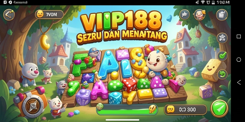 Screenshot gameplay VIP188 yang menunjukkan tantangan puzzle yang menarik.