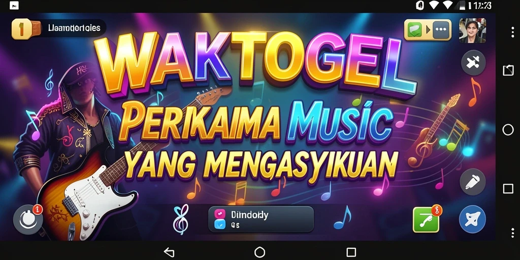 Tampilan gameplay WAKTOGEL yang penuh warna dan menarik.