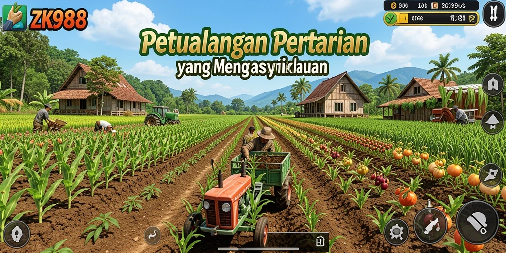 Tampilan gameplay ZK988 yang seru dan penuh warna.